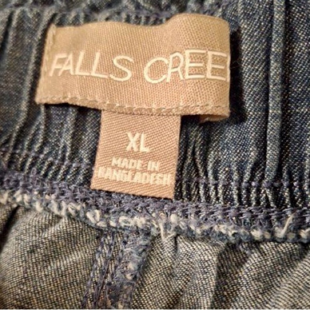 Falls Creek, XL,Women's Blue Denim Shorts, NWT - Picture 5 of 6